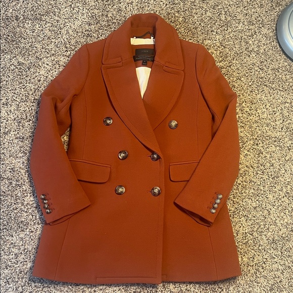 J. Crew Wool Blend Double-Breasted Peacoat - Picture 2 of 7